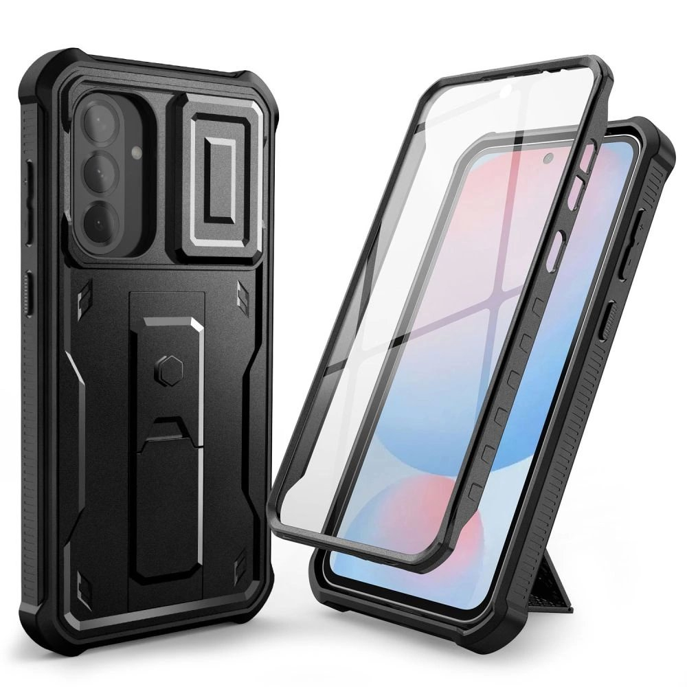 Tech-Protect Kevlar Cam+ Dėklas skirtas Samsung Galaxy A56 5G - Juodas