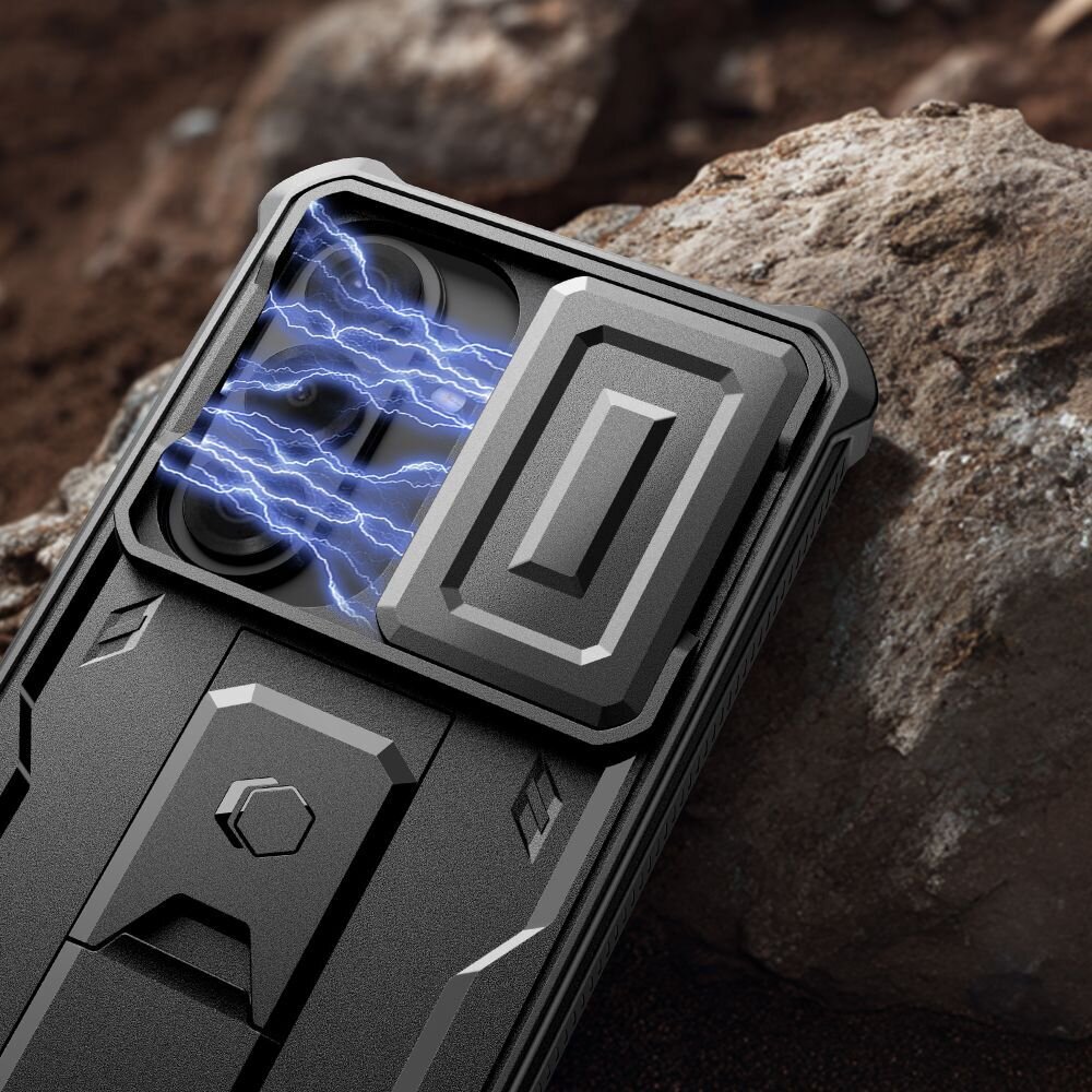 Samsung Galaxy S26 Tech-Protect Kevlar Cam+ dėklas – juodas 2 Samsung Galaxy S26 Tech-Protect Kevlar Cam+ dėklas – juodas 2