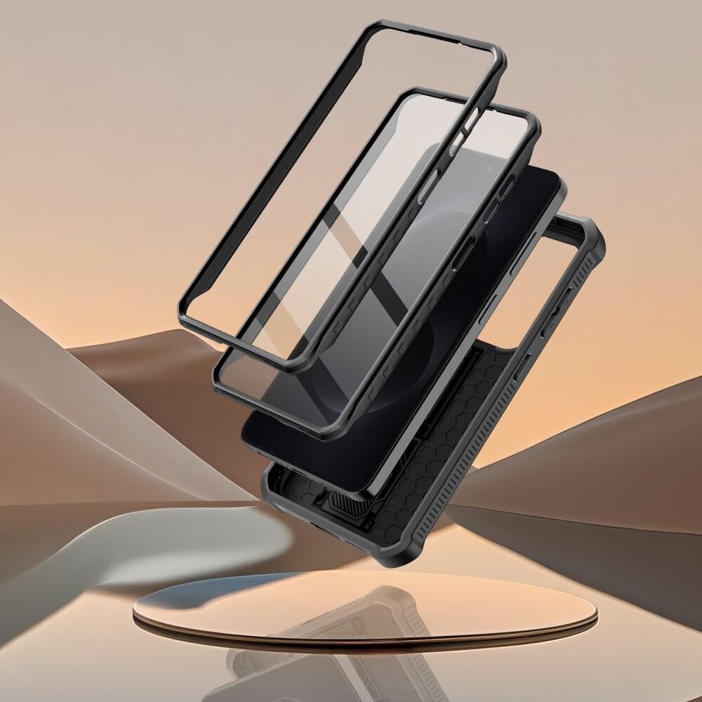 Samsung Galaxy S26 Tech-Protect Kevlar Cam+ dėklas – juodas 4