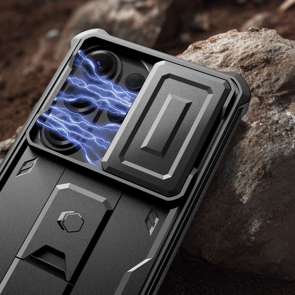 Samsung Galaxy S26 Ultra Tech-Protect Kevlar Cam+ dėklas – juodas 2 Samsung Galaxy S26 Ultra Tech-Protect Kevlar Cam+ dėklas – juodas 2