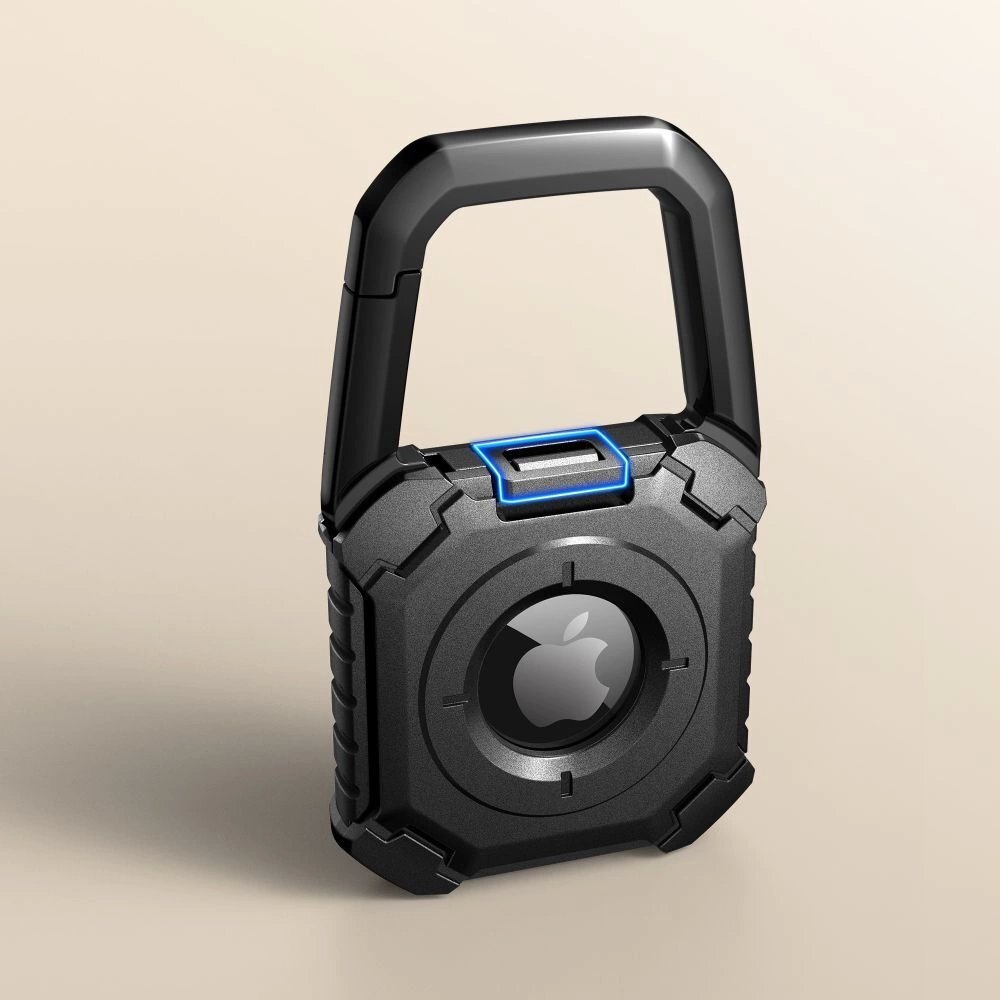 Apple AirTag 1/2 dėklas Tech-Protect Kevlar – juodas 2