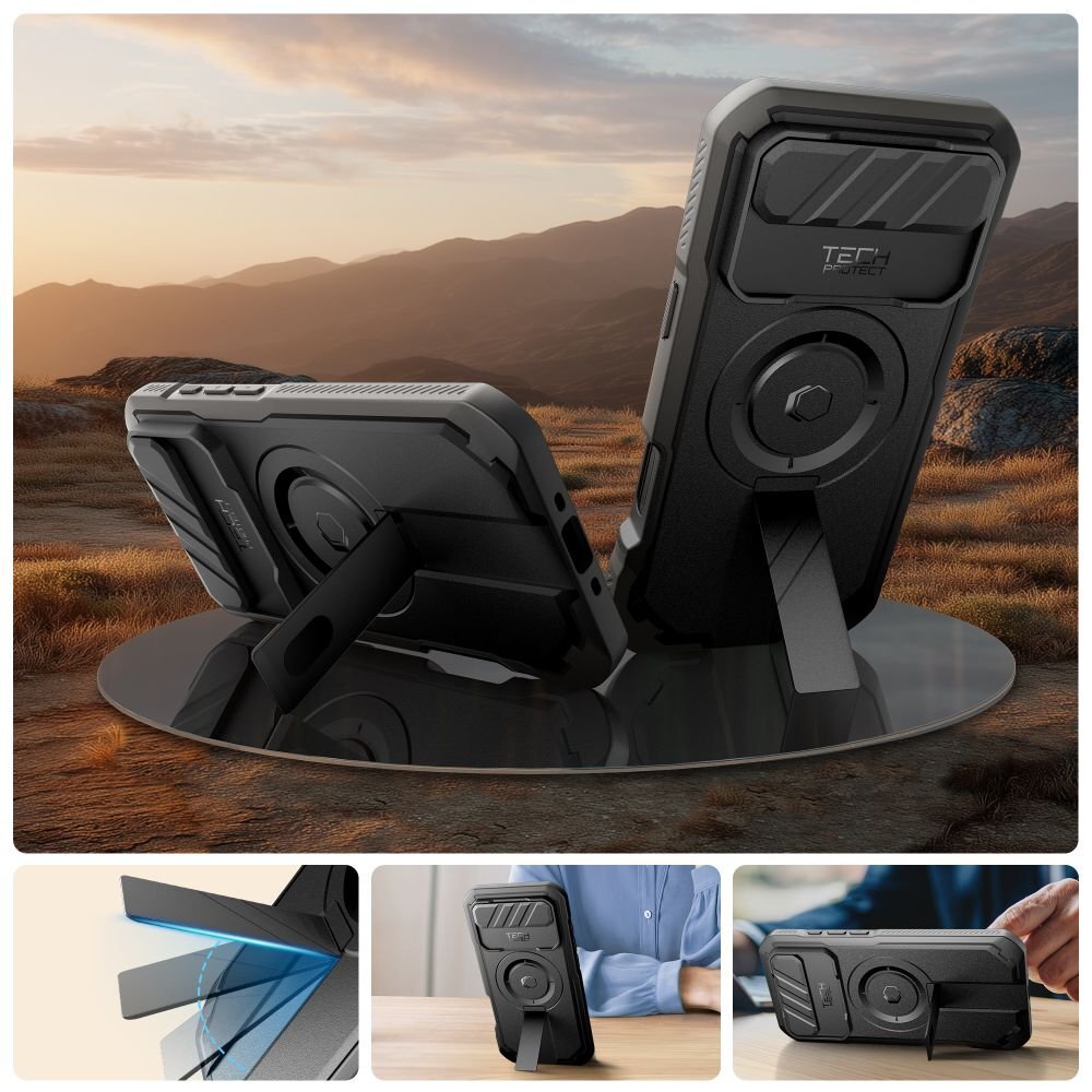 iPhone 17 Air dėklas Tech-Protect Kevlar su MagSafe – juodas 4 iPhone 17 Air dėklas Tech-Protect Kevlar su MagSafe – juodas 4