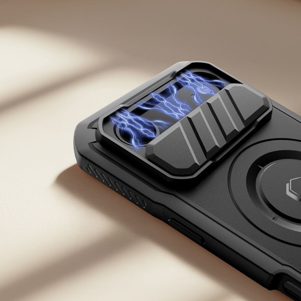 iPhone 17 Air dėklas Tech-Protect Kevlar su MagSafe – juodas 5 iPhone 17 Air dėklas Tech-Protect Kevlar su MagSafe – juodas 5