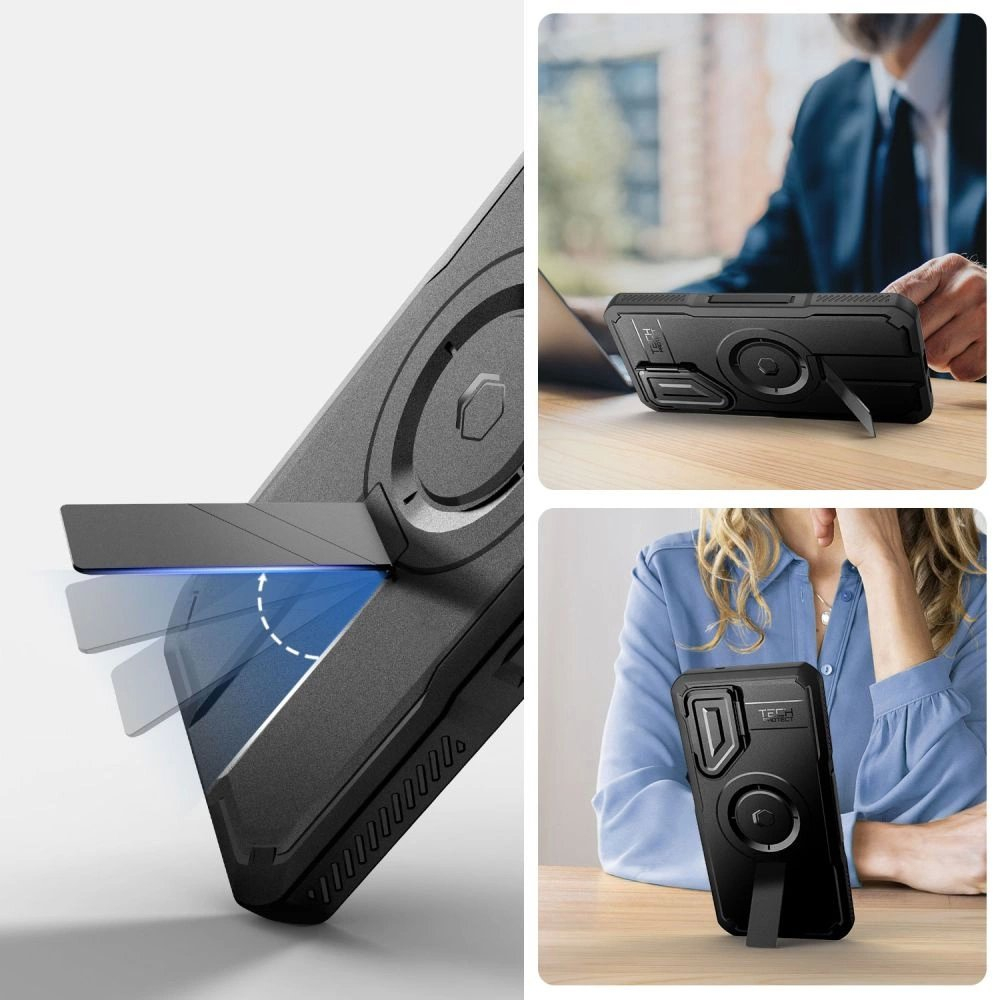 Tech-Protect Kevlar MagSafe+ Dėklas skirtas Samsung Galaxy S25 Plus - Juodas 2