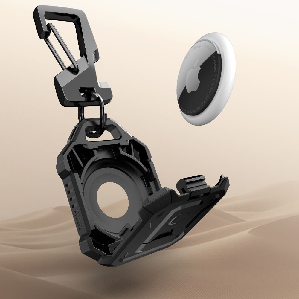 Apple AirTag 1 / 2 Tech-Protect Kevlar Pro dėklas – juodas 2