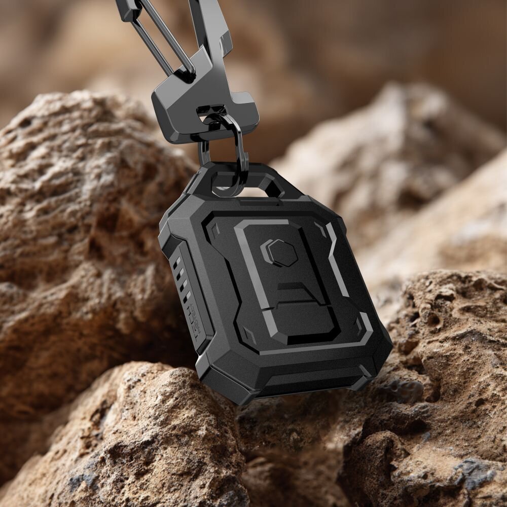 Apple AirTag 1 / 2 Tech-Protect Kevlar Pro dėklas – juodas 3 Apple AirTag 1 / 2 Tech-Protect Kevlar Pro dėklas – juodas 3