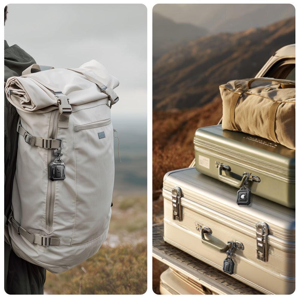 Apple AirTag 1 / 2 Tech-Protect Kevlar Pro dėklas – juodas 6 Apple AirTag 1 / 2 Tech-Protect Kevlar Pro dėklas – juodas 6