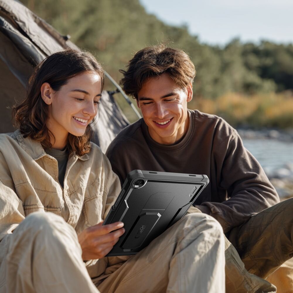 Samsung Galaxy Tab A9+ / A11+ Tech-Protect Kevlar Pro dėklas – juodas 5 Samsung Galaxy Tab A9+ / A11+ Tech-Protect Kevlar Pro dėklas – juodas 5