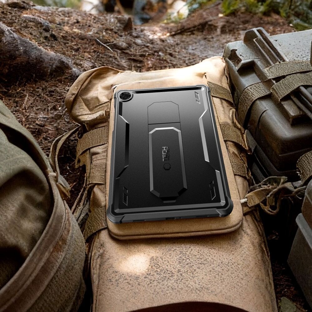 Samsung Galaxy Tab A9+ / A11+ Tech-Protect Kevlar Pro dėklas – juodas 6 Samsung Galaxy Tab A9+ / A11+ Tech-Protect Kevlar Pro dėklas – juodas 6