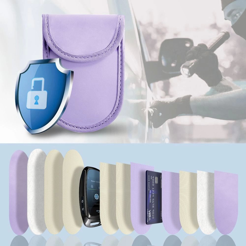Tech-Protect KLR100 RFID Blocking Car Key Dėklas - Violetinis 1