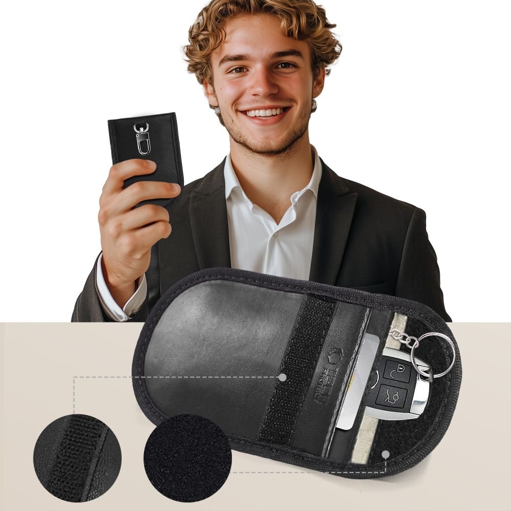 RFID dėklas Tech-Protect KLR100 – juodas 2 RFID dėklas Tech-Protect KLR100 – juodas 2