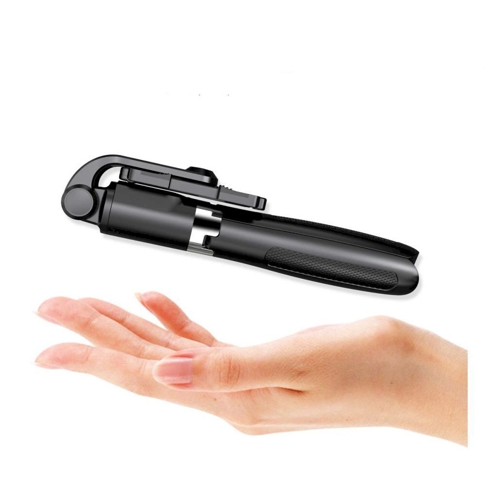 Tech-Protect L01S Bluetooth Asmenukių lazda tripod up to 70cm - Juodas 1 Tech-Protect L01S Bluetooth Asmenukių lazda tripod up to 70cm - Juodas 1