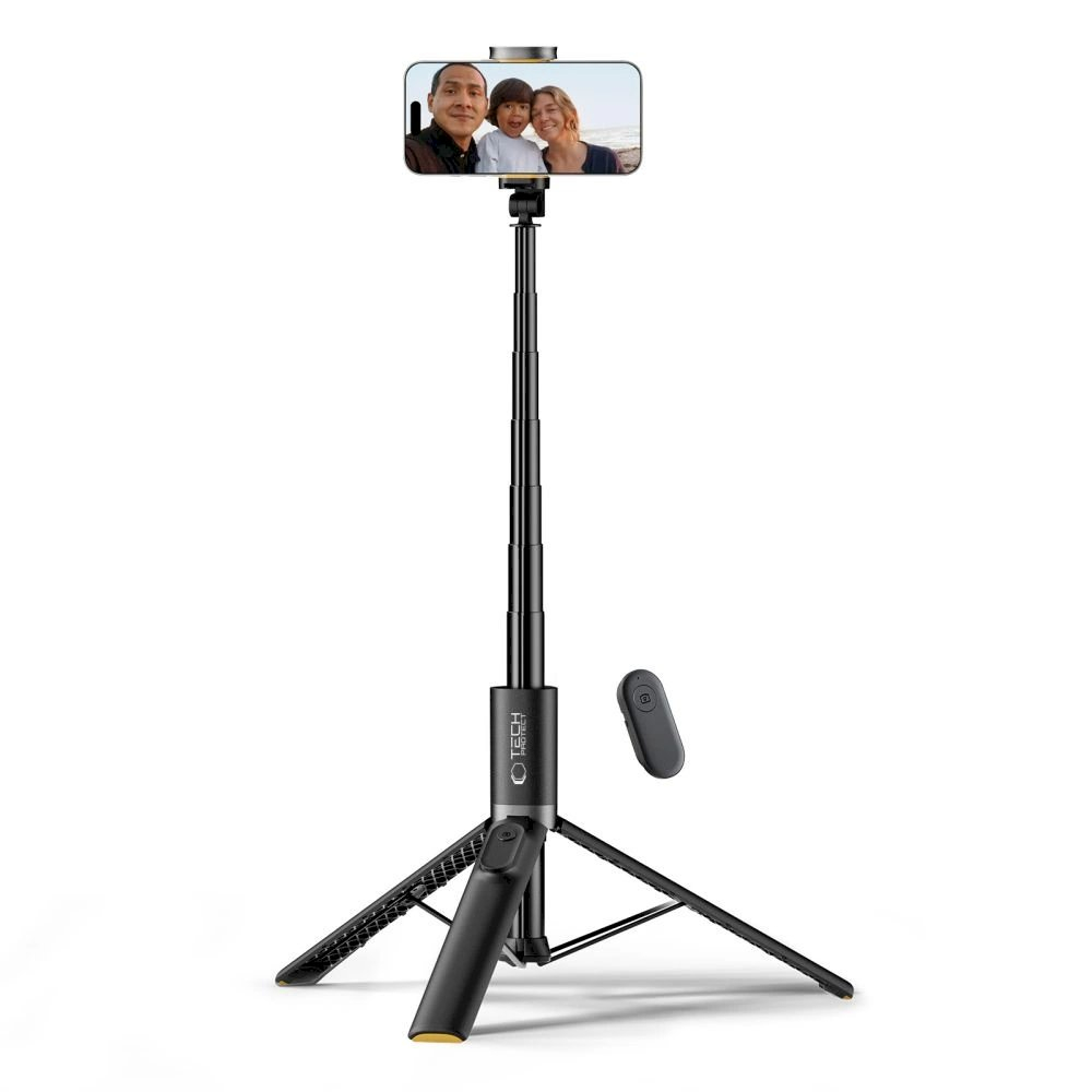 Tech-Protect L08S Bluetooth Asmenukių lazda remote control, tripod up to 141cm - Juodas 8 Tech-Protect L08S Bluetooth Asmenukių lazda remote control, tripod up to 141cm - Juodas 8
