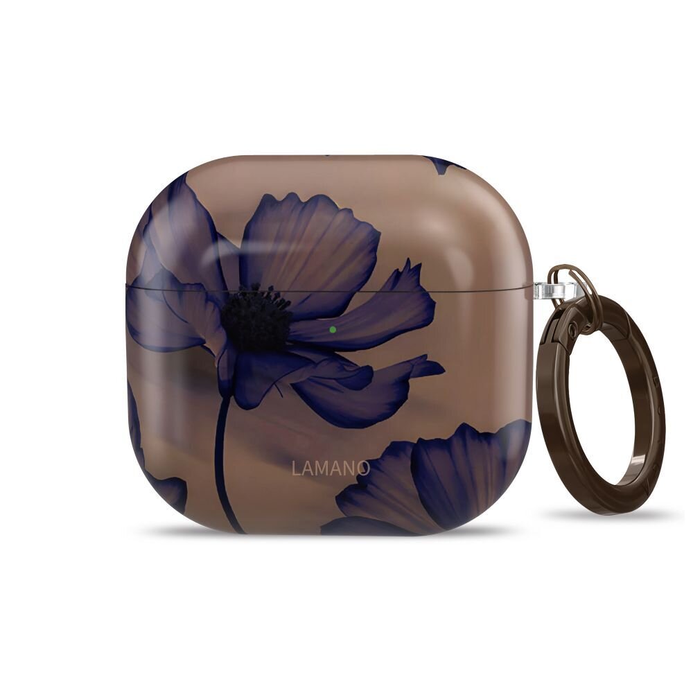 AirPods 4 Tech-Protect Lamano dėklas – rudas / violetinis 1 AirPods 4 Tech-Protect Lamano dėklas – rudas / violetinis 1