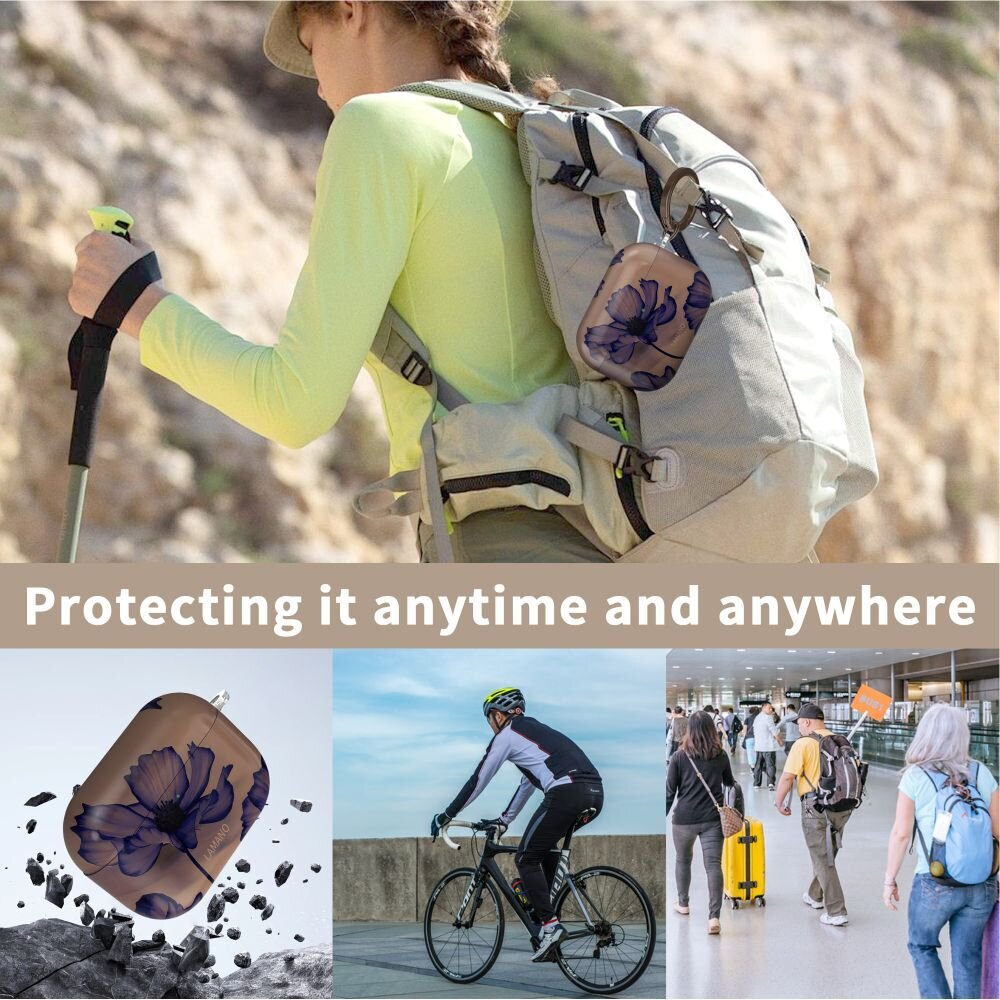 AirPods Pro 1 / 2 Tech-Protect Lamano dėklas – rudas / violetinis 8 AirPods Pro 1 / 2 Tech-Protect Lamano dėklas – rudas / violetinis 8