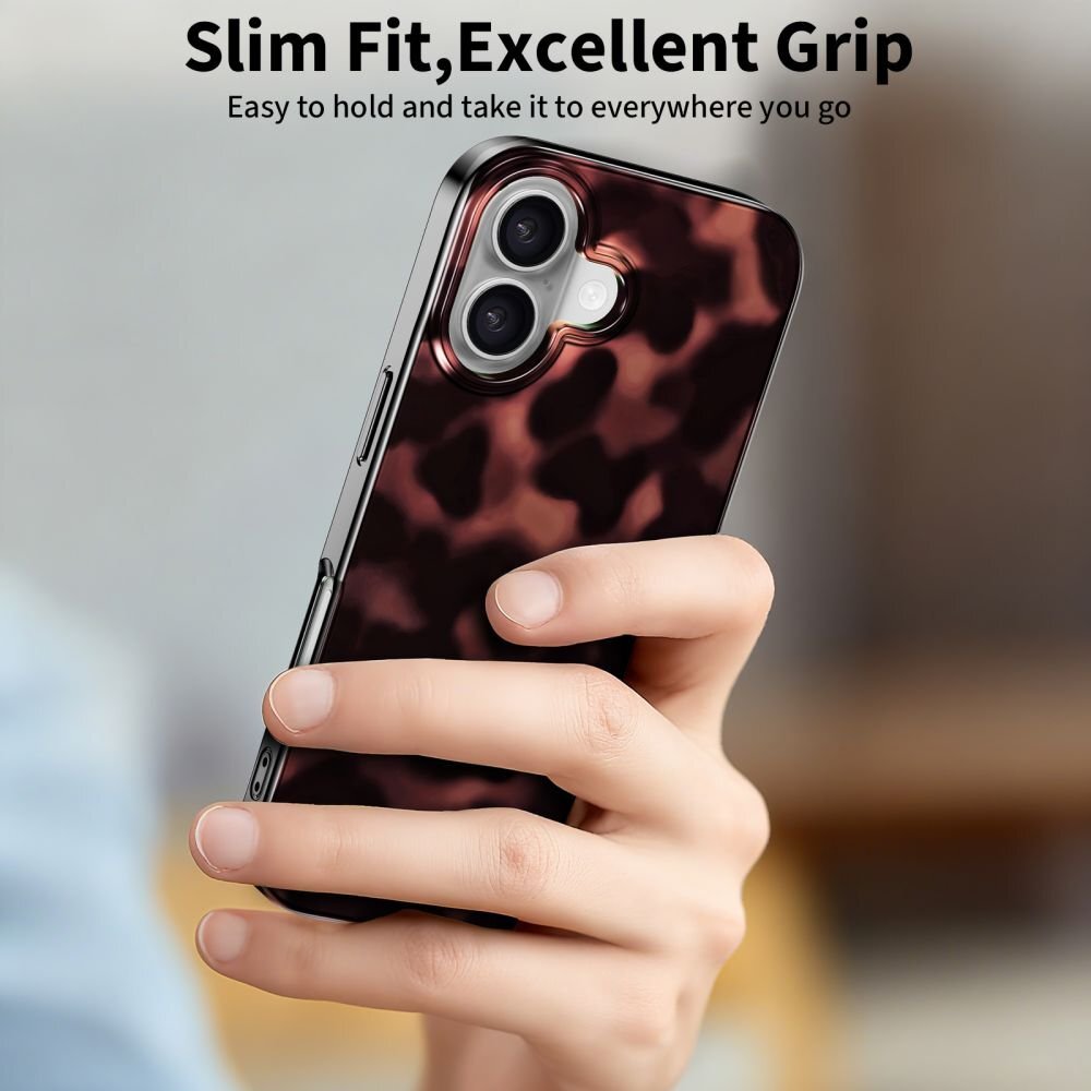 iPhone 16 Tech-Protect Lamano MagSafe dėklas – juodas ir raudonas 3