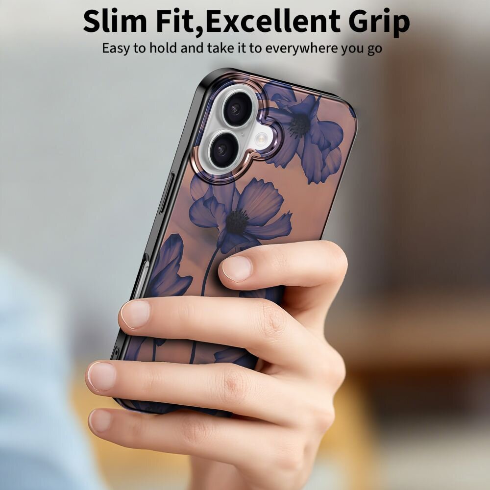 iPhone 16 Tech-Protect Lamano MagSafe dėklas – rudas / violetinis 7 iPhone 16 Tech-Protect Lamano MagSafe dėklas – rudas / violetinis 7