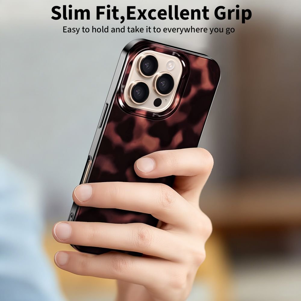 iPhone 16 Pro Max Tech-Protect Lamano MagSafe dėklas – juodas ir raudonas 4