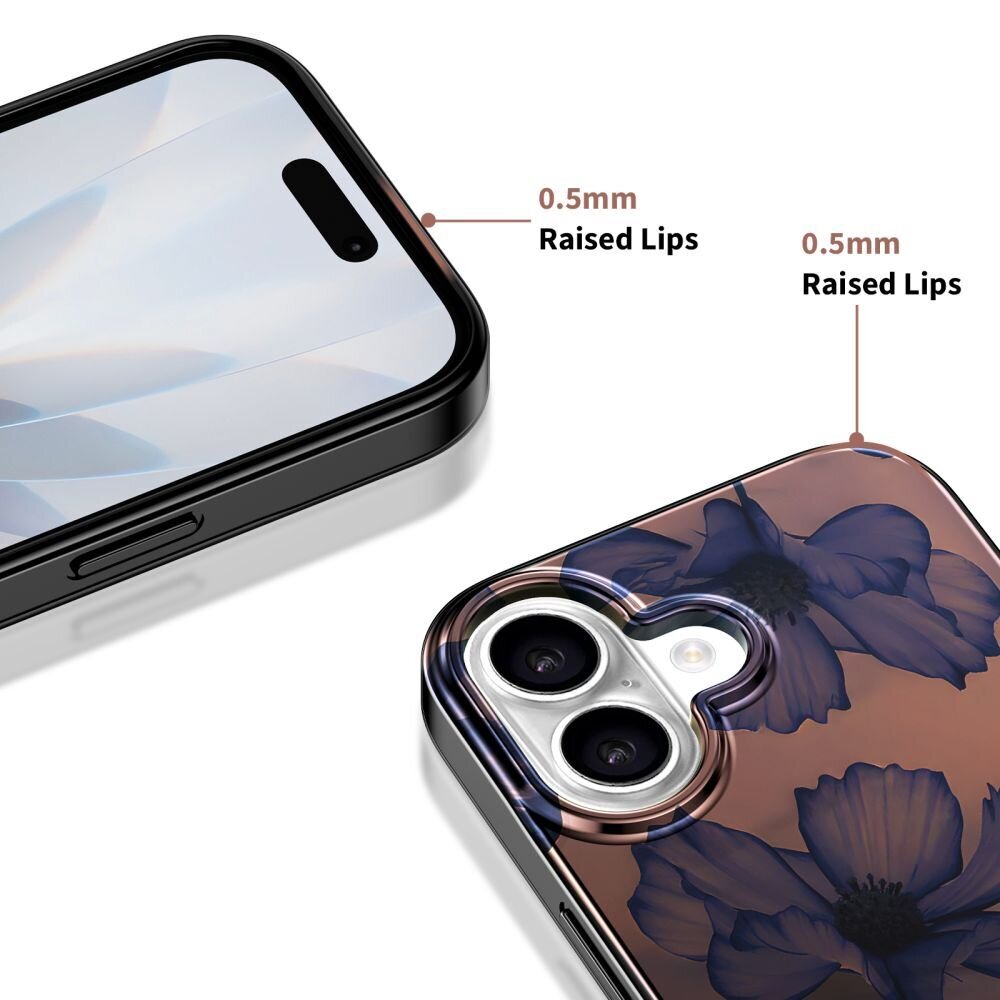 iPhone 17 Tech-Protect Lamano MagSafe dėklas – rudas / violetinis 5