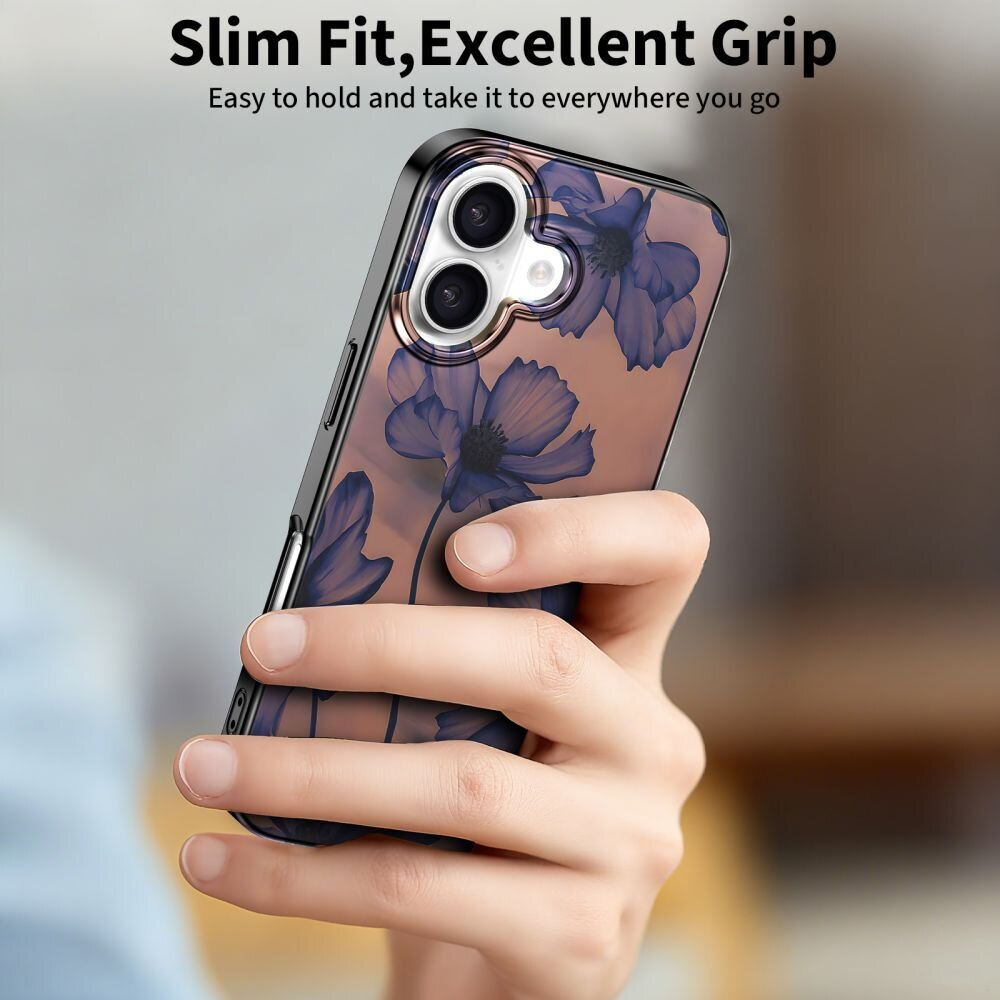 iPhone 17 Tech-Protect Lamano MagSafe dėklas – rudas / violetinis 7 iPhone 17 Tech-Protect Lamano MagSafe dėklas – rudas / violetinis 7