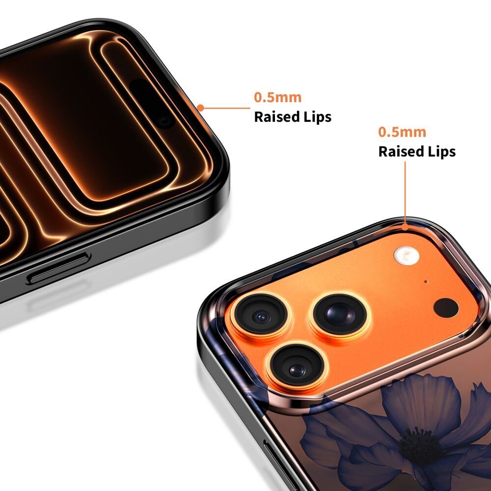 iPhone 17 Pro Max Tech-Protect Lamano MagSafe dėklas – rudas / violetinis 5