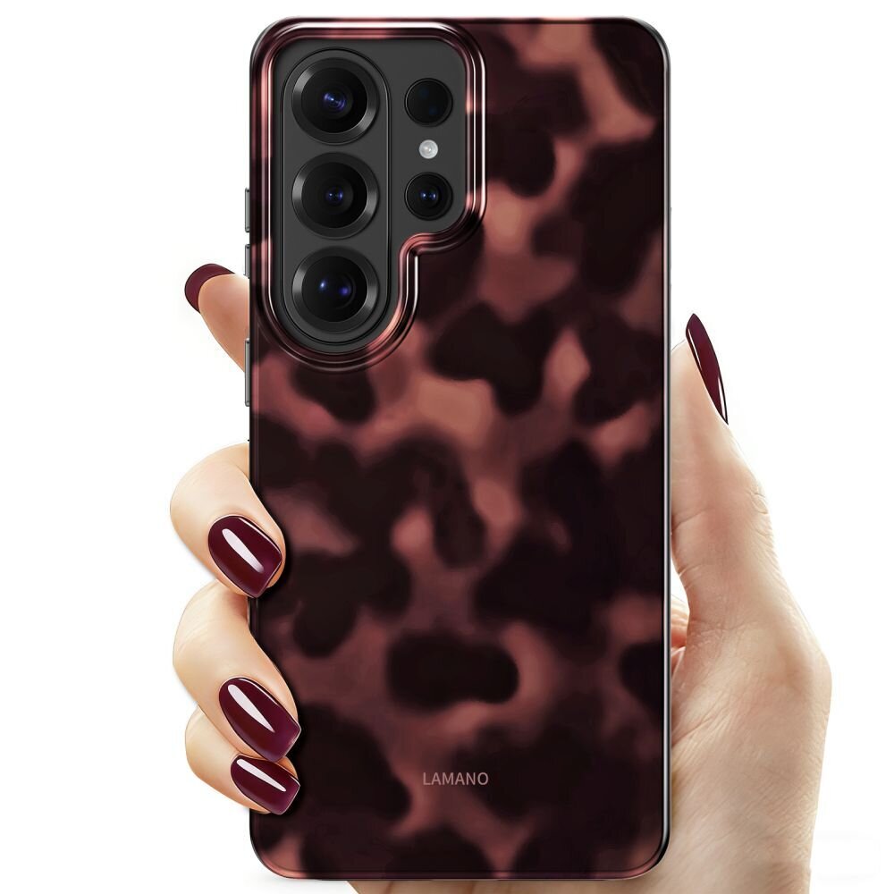 Samsung Galaxy S26 Ultra Tech-Protect Lamano MagSafe dėklas – rudas ir juodas 2 Samsung Galaxy S26 Ultra Tech-Protect Lamano MagSafe dėklas – rudas ir juodas 2