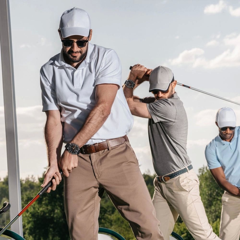 Samsung Galaxy Watch 40/44/46 mm Tech-Protect Leatherfit odinis dirželis – rudas 4