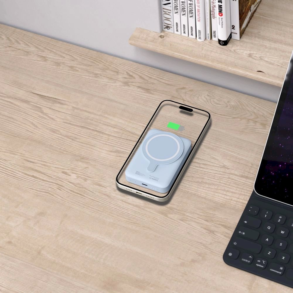 Tech-Protect LifeMag PB11 PowerbankMagSafe 10000mAh 15W USB-C port - blue + USB-C Kabelis 5 Tech-Protect LifeMag PB11 PowerbankMagSafe 10000mAh 15W USB-C port - blue + USB-C Kabelis 5