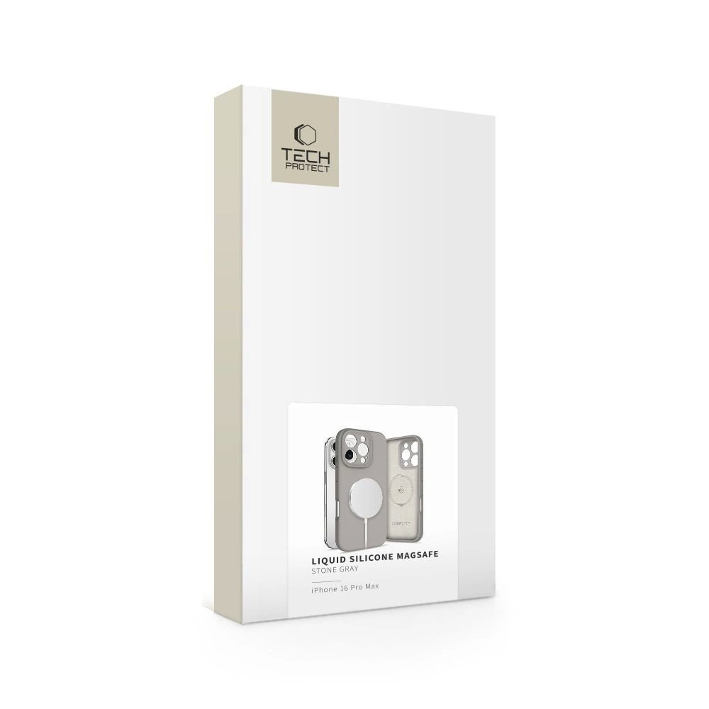 Tech-Protect Liquid Silicone MagSafe Dėklas iPhone 16 Pro Max - Juodas 3 Tech-Protect Liquid Silicone MagSafe Dėklas iPhone 16 Pro Max - Juodas 3