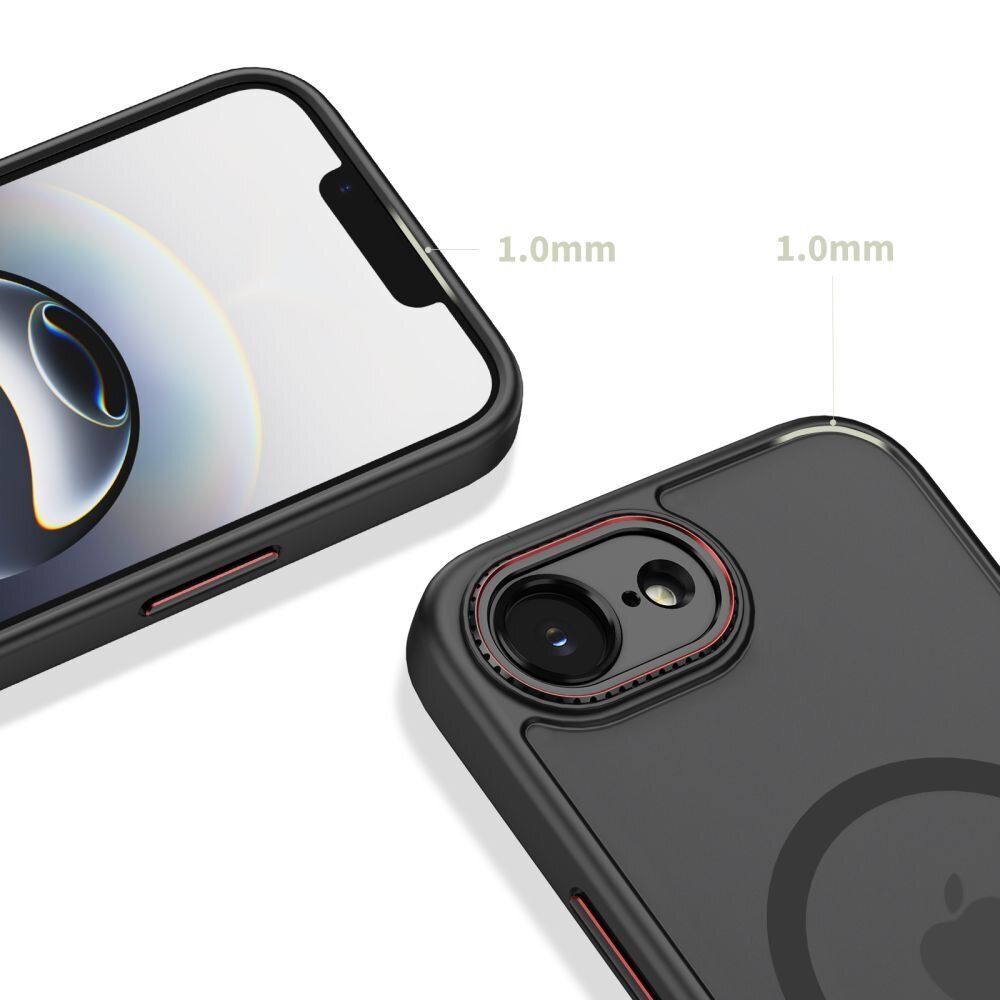 Iphone 16e / Iphone 17e / 17e Tech-Protect MagCam dėklas – pusiau skaidrus 4 Iphone 16e / Iphone 17e / 17e Tech-Protect MagCam dėklas – pusiau skaidrus 4