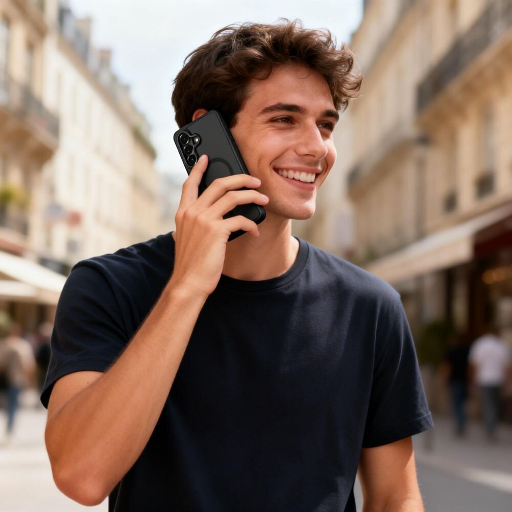 Samsung Galaxy S26+ Tech-Protect MagCam MagSafe dėklas – matinė juoda 7 Samsung Galaxy S26+ Tech-Protect MagCam MagSafe dėklas – matinė juoda 7