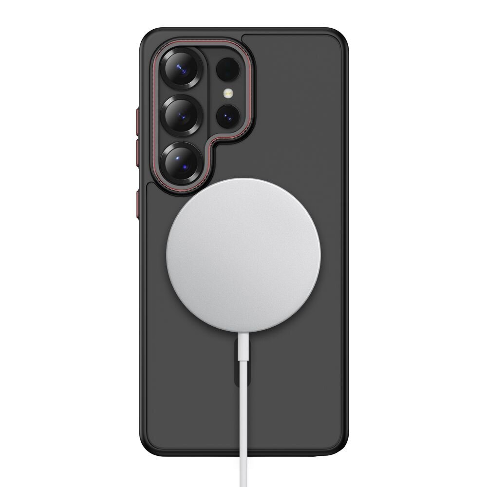 Samsung Galaxy S26 Ultra Tech-Protect MagCam MagSafe dėklas – juodas ir raudonas 3 Samsung Galaxy S26 Ultra Tech-Protect MagCam MagSafe dėklas – juodas ir raudonas 3