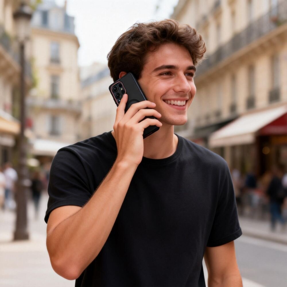 Samsung Galaxy S26 Ultra Tech-Protect MagCam MagSafe dėklas – juodas ir raudonas 6