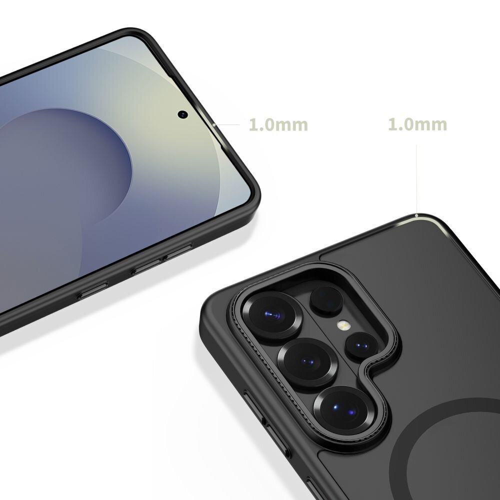 Samsung Galaxy S26 Ultra Tech-Protect MagCam MagSafe dėklas – matinė juoda 4