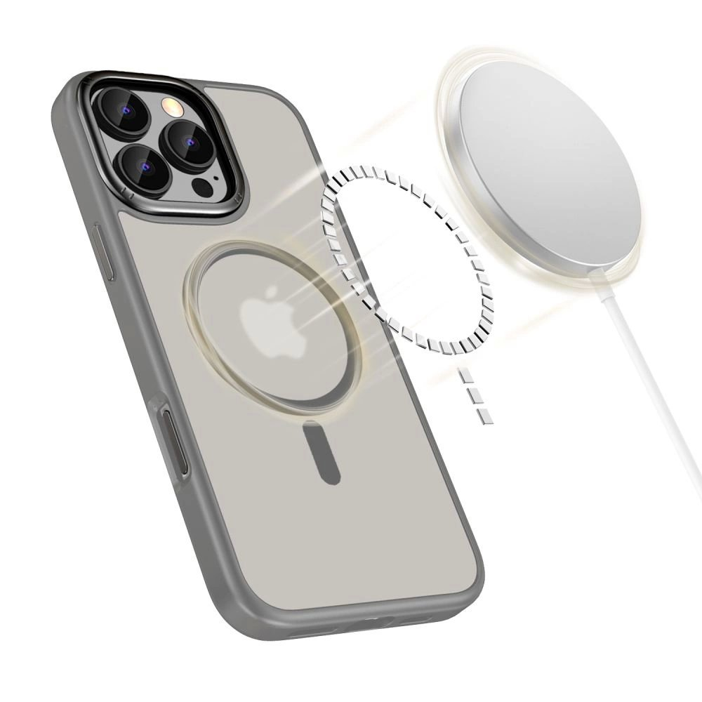 Tech-Protect MagEdge MagSafe Dėklas iPhone 16 Pro Max - Titano spalvos 1 Tech-Protect MagEdge MagSafe Dėklas iPhone 16 Pro Max - Titano spalvos 1