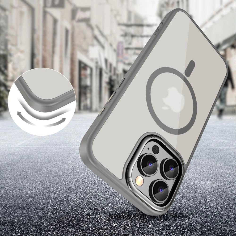 Tech-Protect MagEdge MagSafe Dėklas iPhone 16 Pro Max - Titano spalvos 3 Tech-Protect MagEdge MagSafe Dėklas iPhone 16 Pro Max - Titano spalvos 3