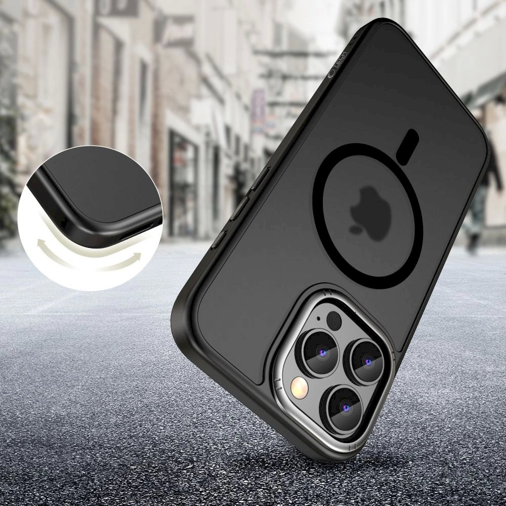 Tech-Protect MagEdge MagSafe iPhone 16 Pro Dėklas - Translucent 1 Tech-Protect MagEdge MagSafe iPhone 16 Pro Dėklas - Translucent 1