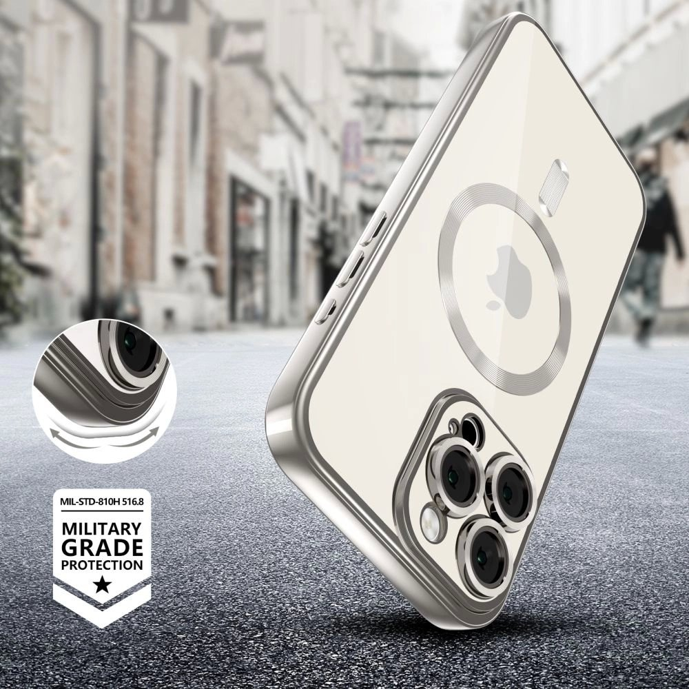 Tech-Protect MagFlex MagSafe Dėklas iPhone 16 Pro - Titano spalvos 1 Tech-Protect MagFlex MagSafe Dėklas iPhone 16 Pro - Titano spalvos 1