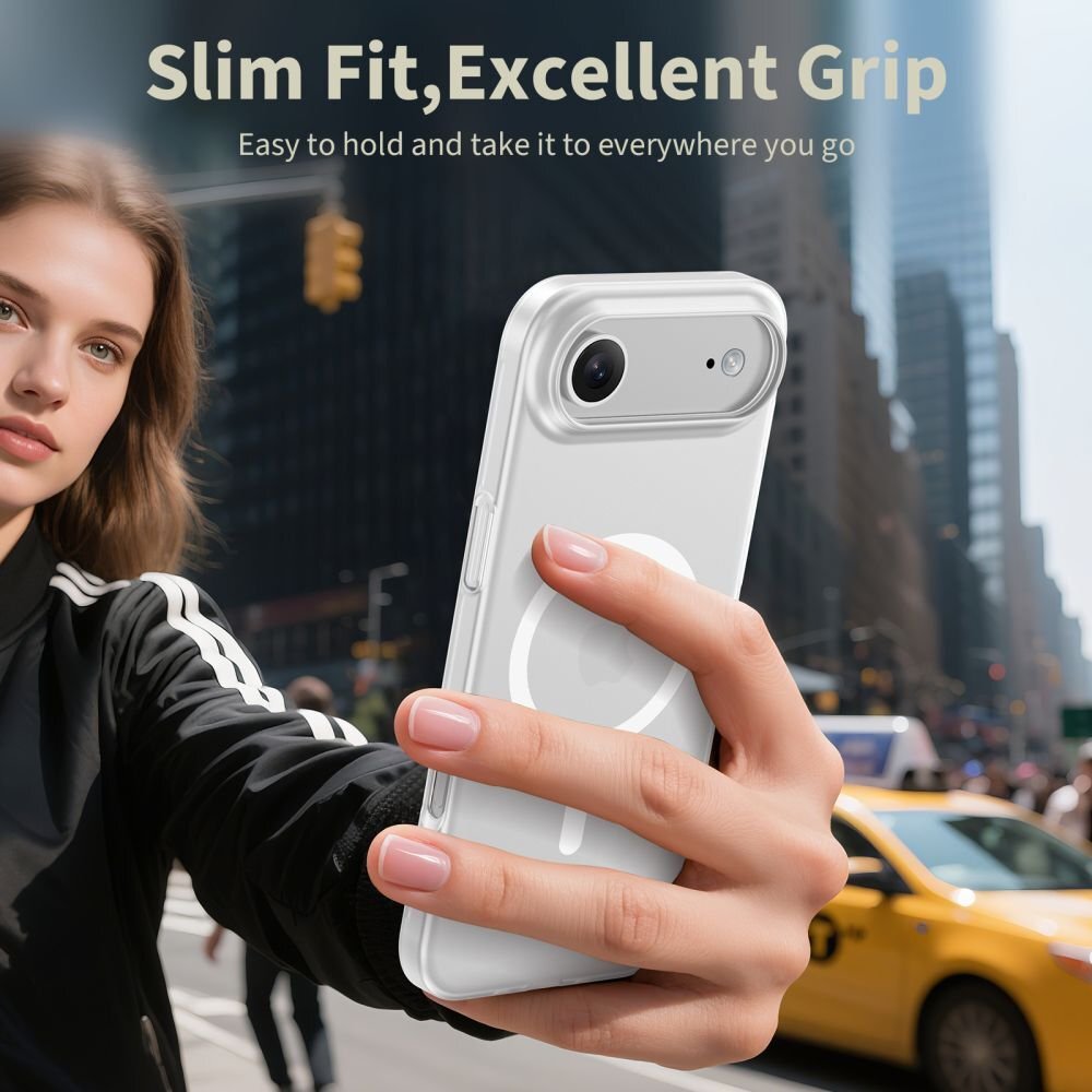 iPhone 17 Air dėklas Tech-Protect MagFlex su MagSafe – matinės skaidrios spalvos 3 iPhone 17 Air dėklas Tech-Protect MagFlex su MagSafe – matinės skaidrios spalvos 3
