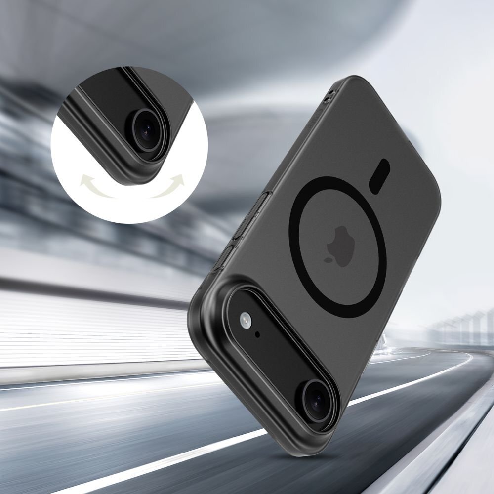 iPhone 17 Air dėklas Tech-Protect MagFlex su MagSafe – matinės juodos spalvos 1 iPhone 17 Air dėklas Tech-Protect MagFlex su MagSafe – matinės juodos spalvos 1