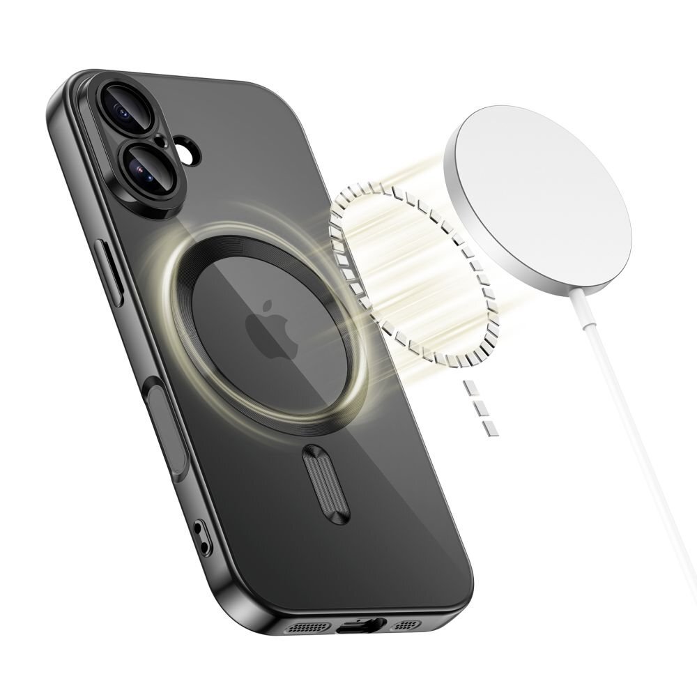 iPhone 17 dėklas Tech-Protect MagFlex su MagSafe – skaidrus juodas 1 iPhone 17 dėklas Tech-Protect MagFlex su MagSafe – skaidrus juodas 1