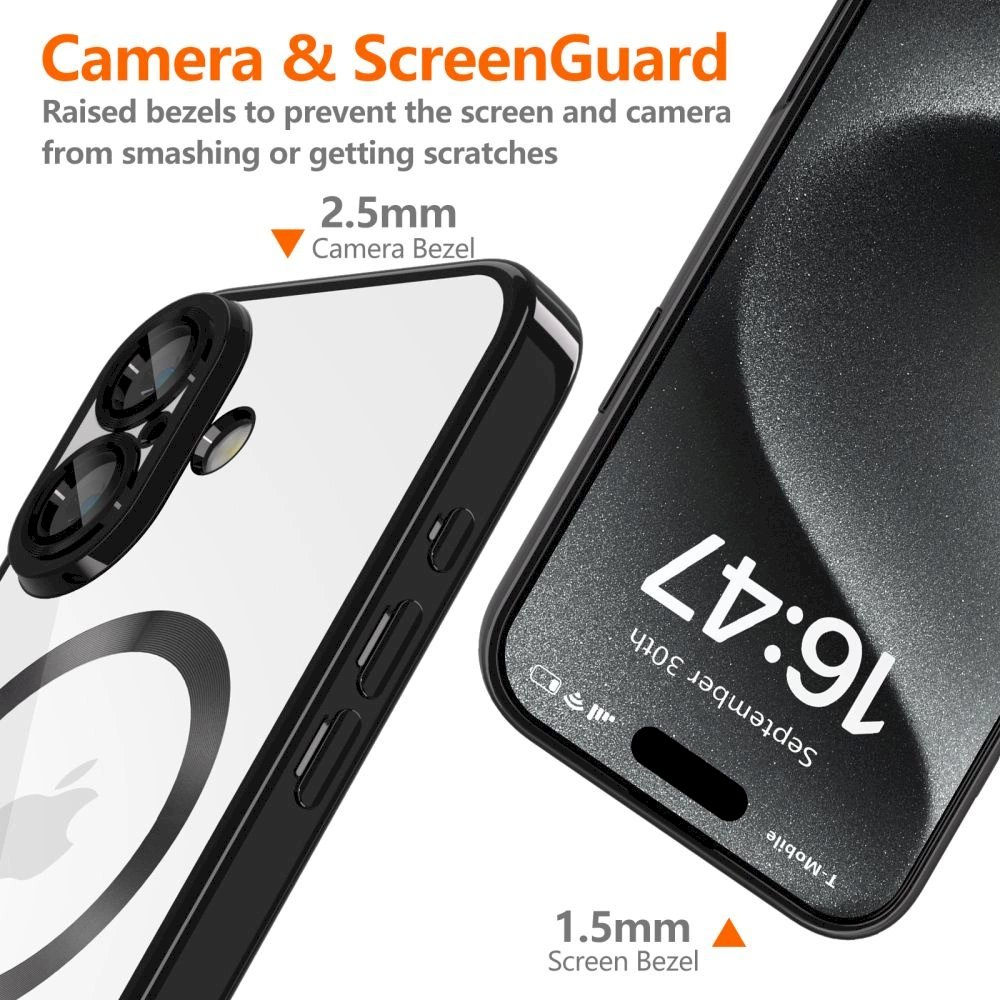 Tech-Protect MagFlex MagSafe iPhone 16 Dėklas - Juodas 3 Tech-Protect MagFlex MagSafe iPhone 16 Dėklas - Juodas 3