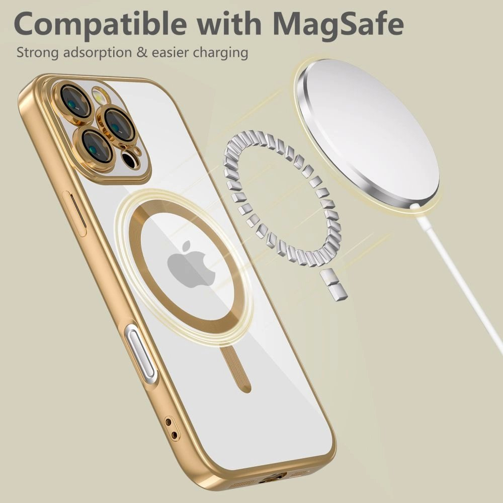 Tech-Protect MagFlex MagSafe iPhone 16 Pro Dėklas - Gold 4 Tech-Protect MagFlex MagSafe iPhone 16 Pro Dėklas - Gold 4
