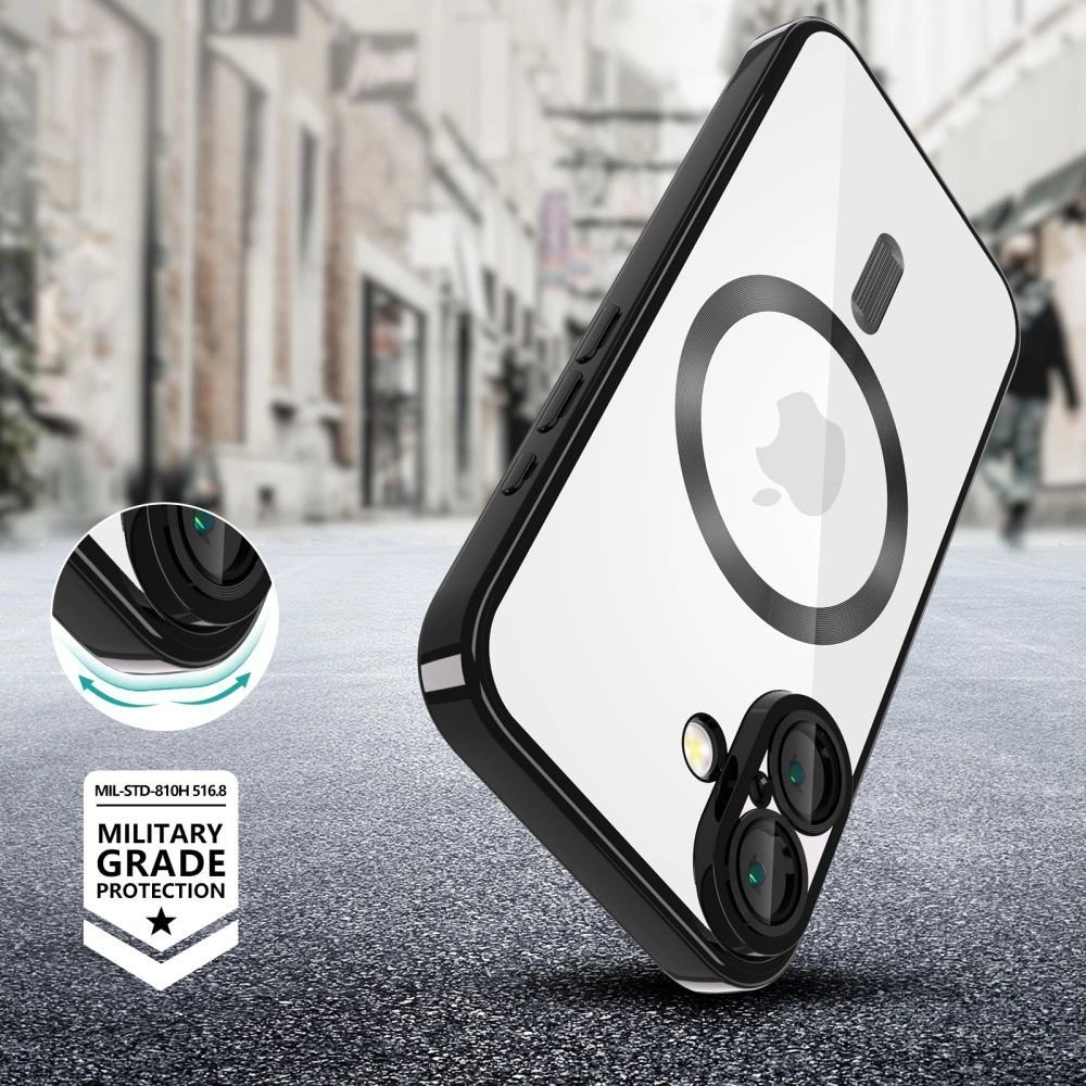 Tech-Protect MagFlex MagSafe dėklas iPhone 16E - permatomas 3