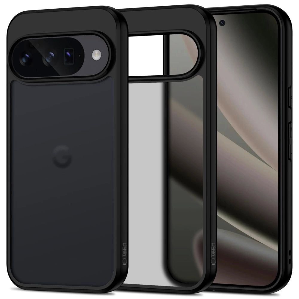 Google Pixel 10 / 10 Pro Tech-Protect MagMat dėklas – matinės juodos spalvos Google Pixel 10 / 10 Pro Tech-Protect MagMat dėklas – matinės juodos spalvos