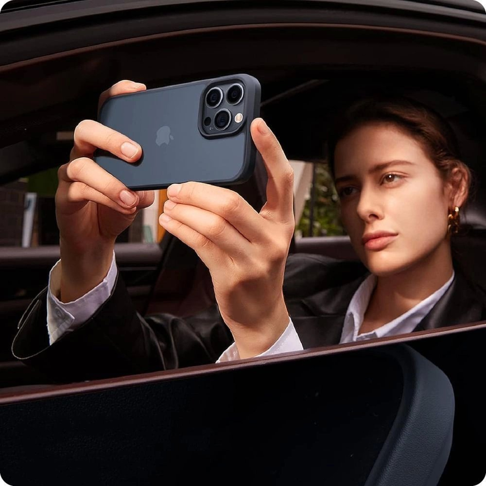 Nothing Phone 3A – Tech-Protect MagMat dėklas - Skaidrus/Juodas 3