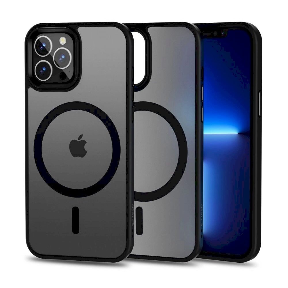 Tech-Protect MagMat MagSafe Dėklas iPhone 12 Pro Max - matte Juodas Tech-Protect MagMat MagSafe Dėklas iPhone 12 Pro Max - matte Juodas
