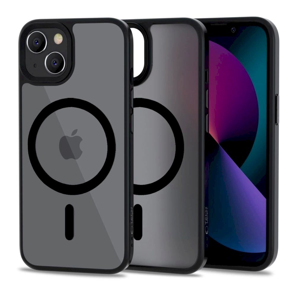 Tech-Protect MagMat MagSafe Dėklas iPhone 13 - matte Juodas Tech-Protect MagMat MagSafe Dėklas iPhone 13 - matte Juodas