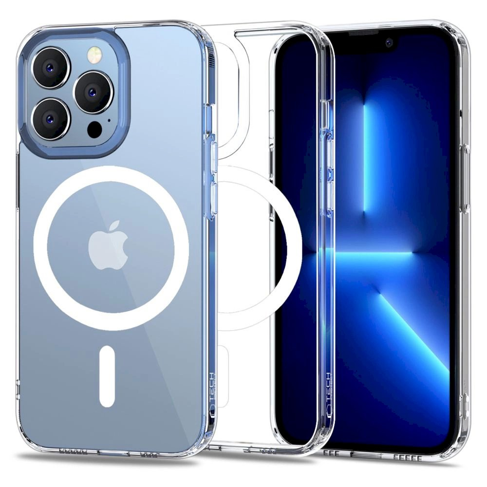 Tech-Protect MagMat MagSafe Dėklas iPhone 13 Pro - Permatomas Tech-Protect MagMat MagSafe Dėklas iPhone 13 Pro - Permatomas