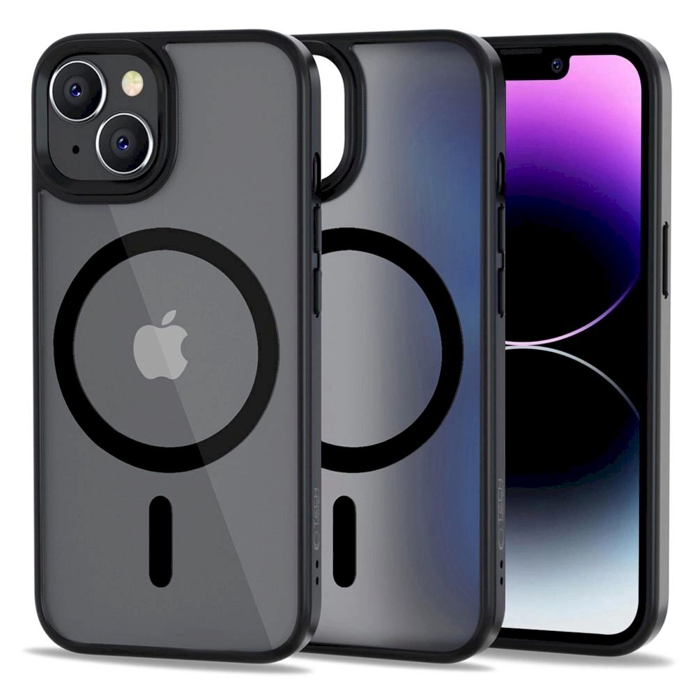 Tech-Protect MagMat MagSafe Dėklas iPhone 14 - matte Juodas Tech-Protect MagMat MagSafe Dėklas iPhone 14 - matte Juodas